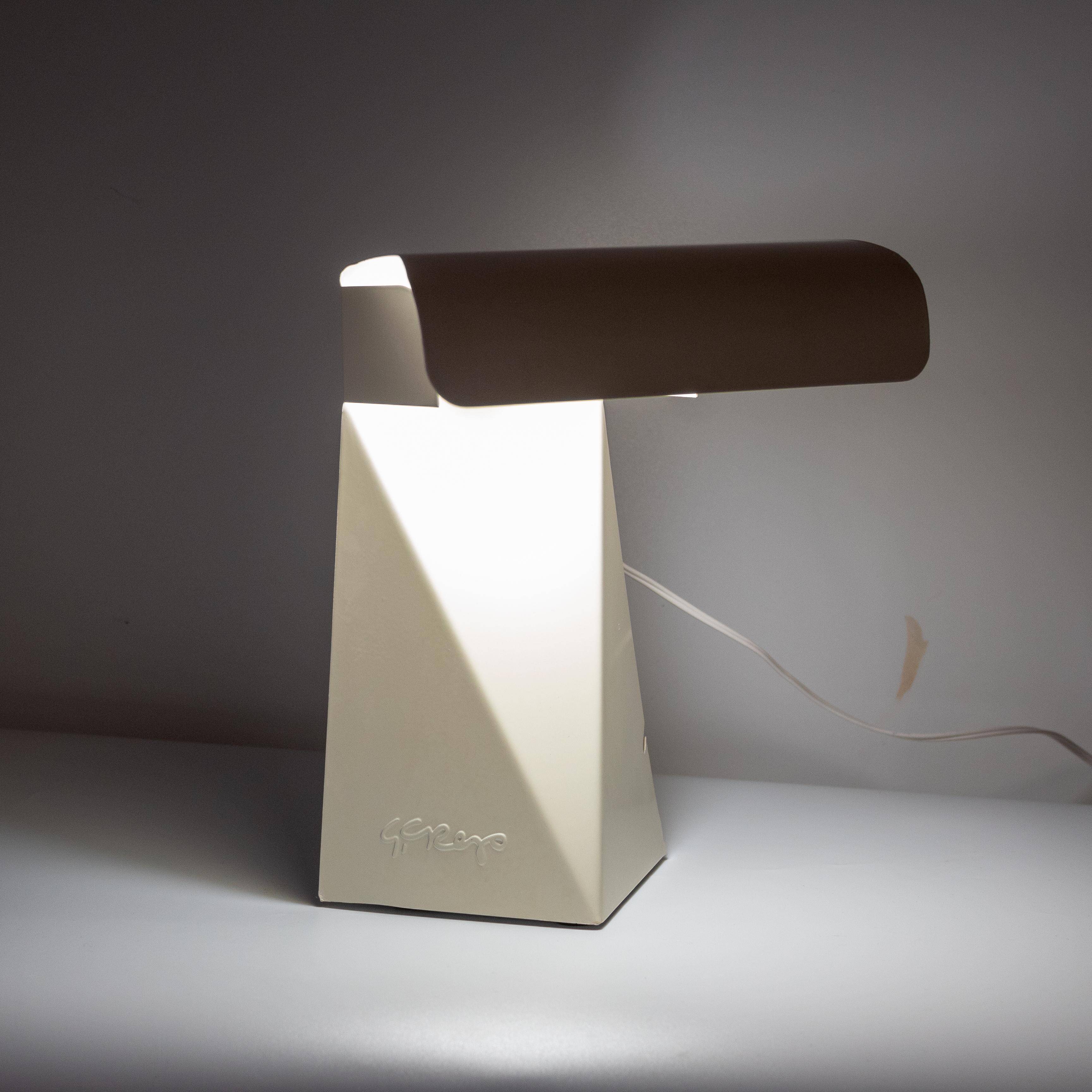 Italian Mid Century Modern Table Lamp, Design by G. Grego