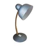 Lampe de bureau ancienne métal gris