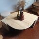 Table basse travertin vintage