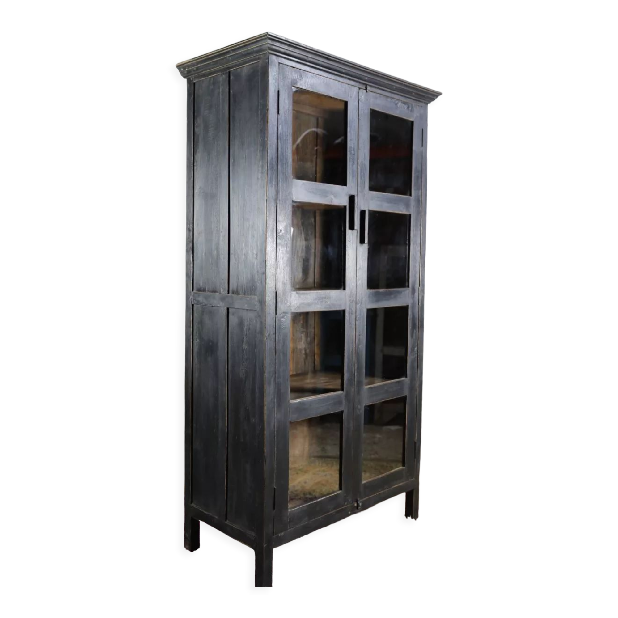 Showcase 2 doors 4 shelves, unique piece