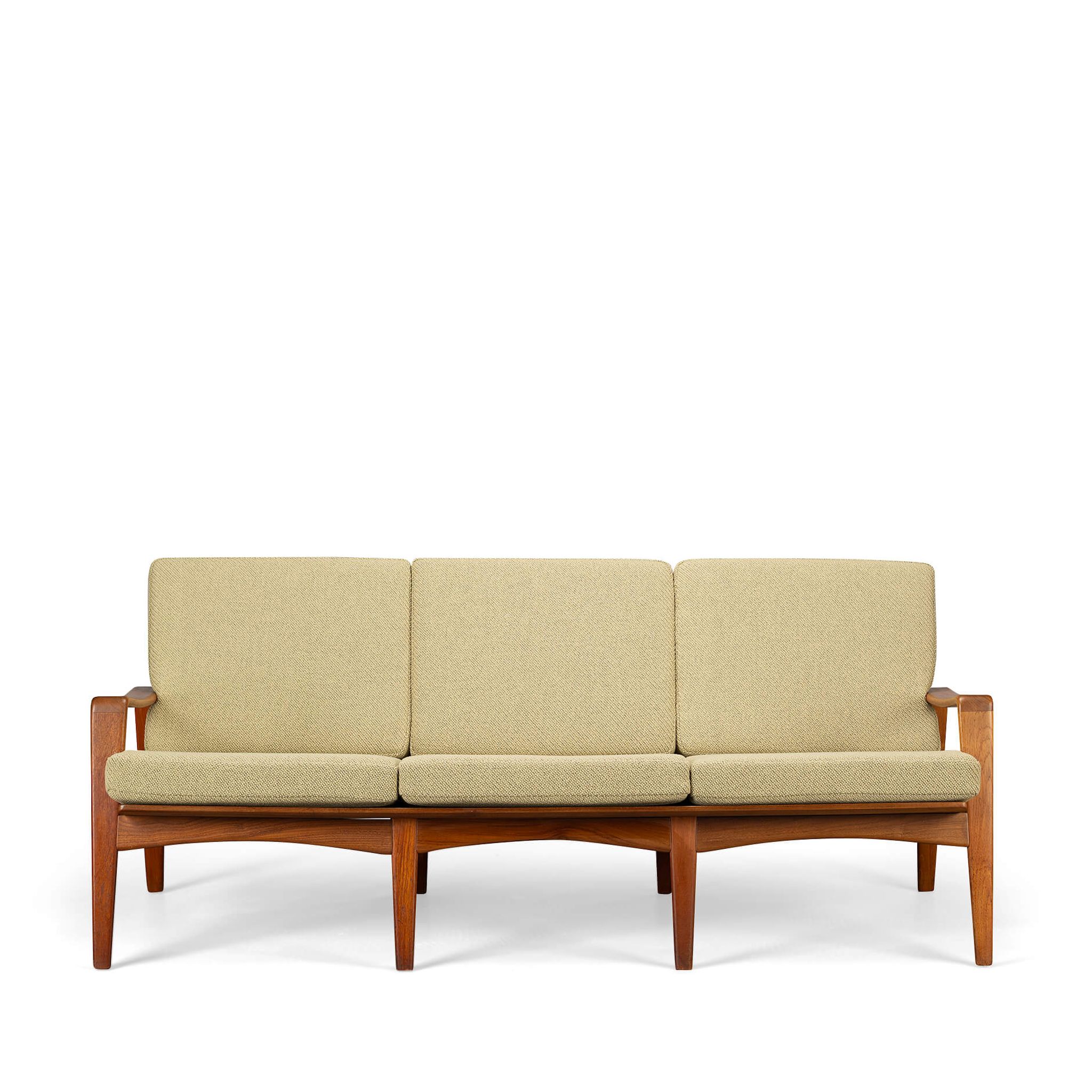 Sand color Sofa Model No. 35 by Arne Wahl Iversen made by Komfort, 1960s