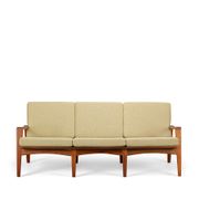 Sand color Sofa Model No. 35 by Arne Wahl Iversen made by Komfort, 1960s