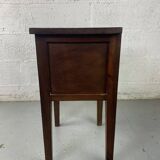 Wooden bedside table