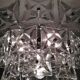 Big Design Glass Chandelier - Kinkeldey, 1970s