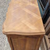 Louis xv style chest of drawers in pickled cherry