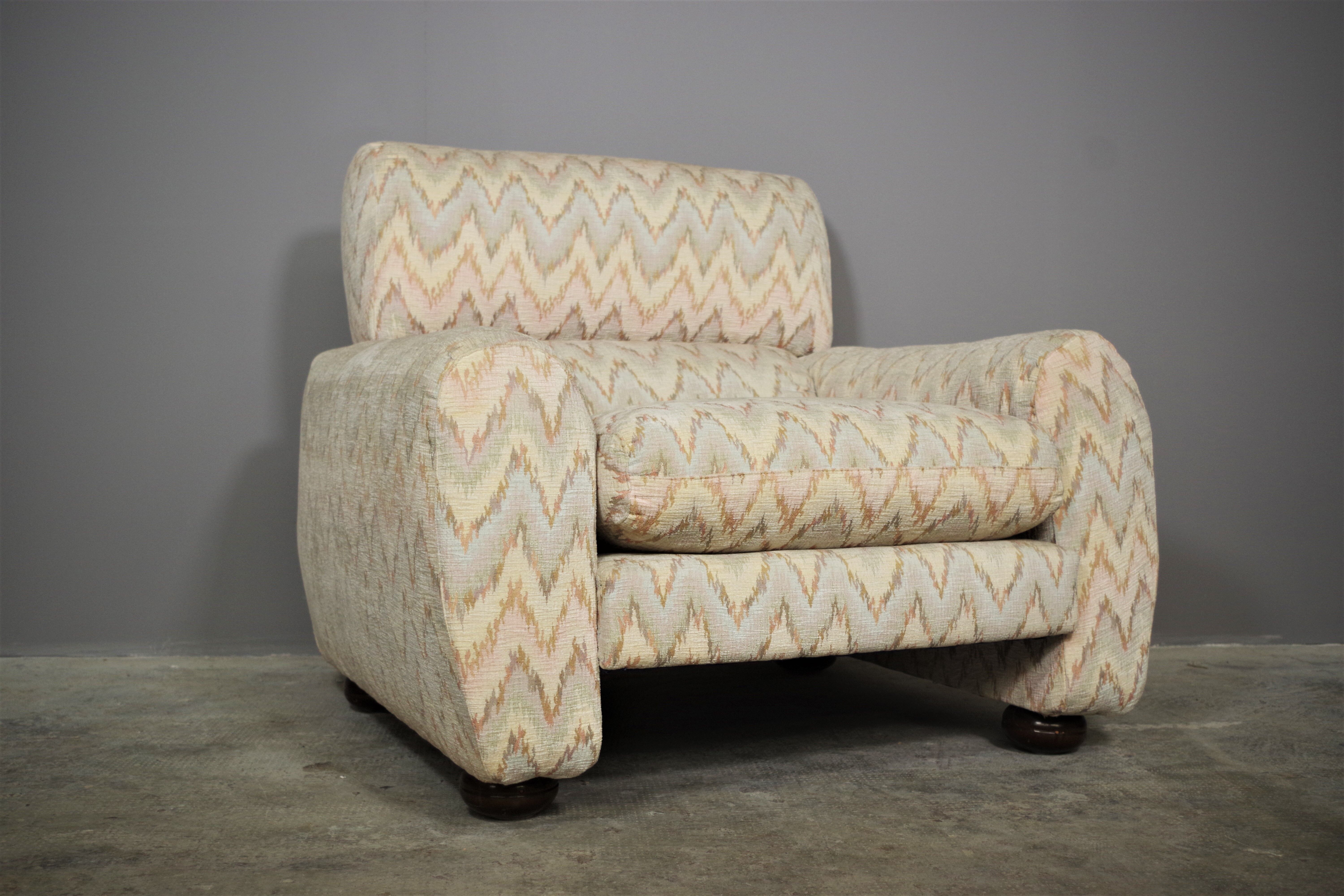 Missoni armchairs, 1970s, set of 3