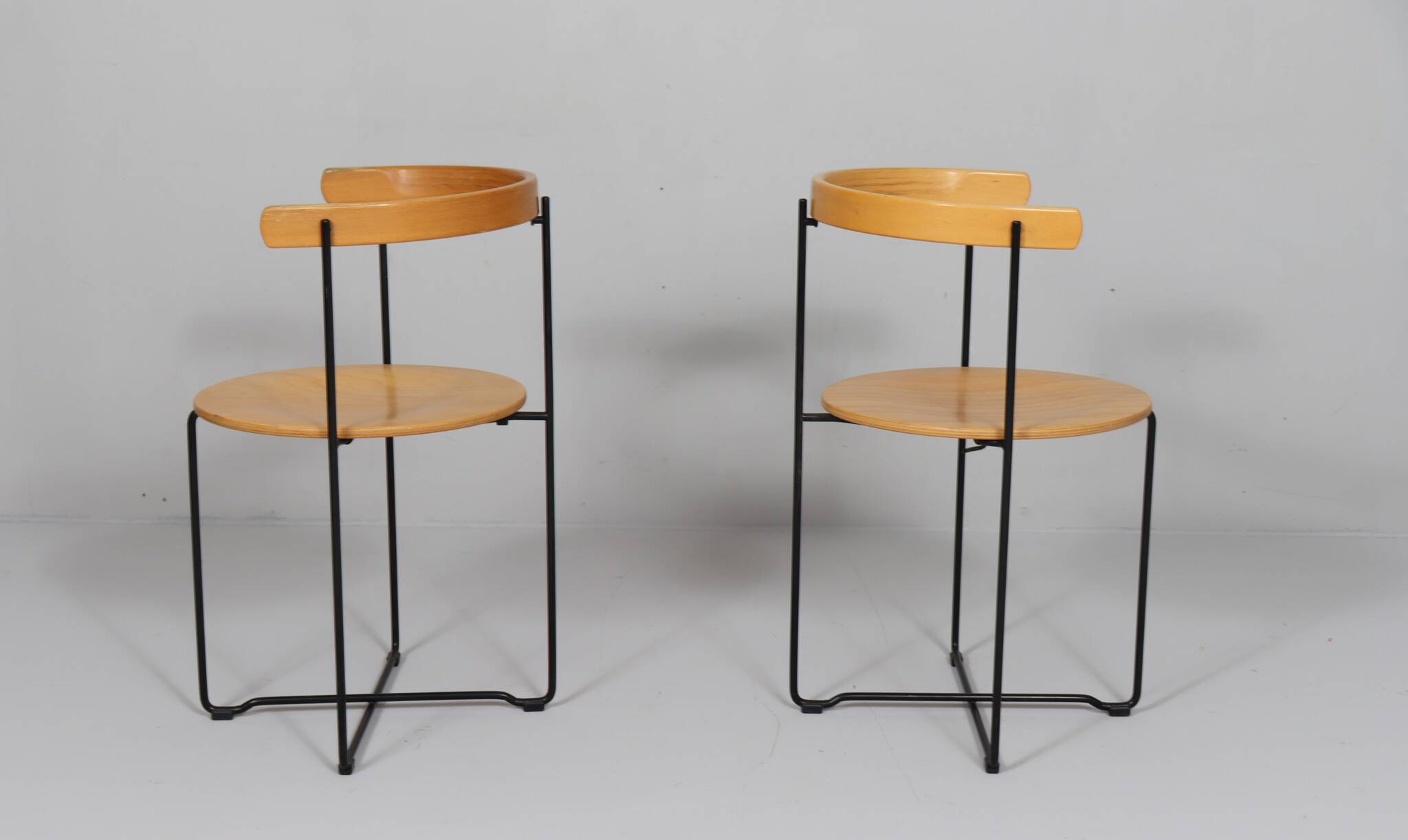 Ensemble de 4 chaises de salle à manger par Kusch+Co, design : Valdimar Harðarson, modèle : 'Soley', années 1980, Allemagne