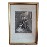 Gravure encadrée ancienne
