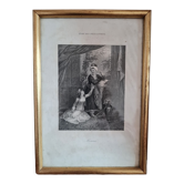 Gravure encadrée ancienne