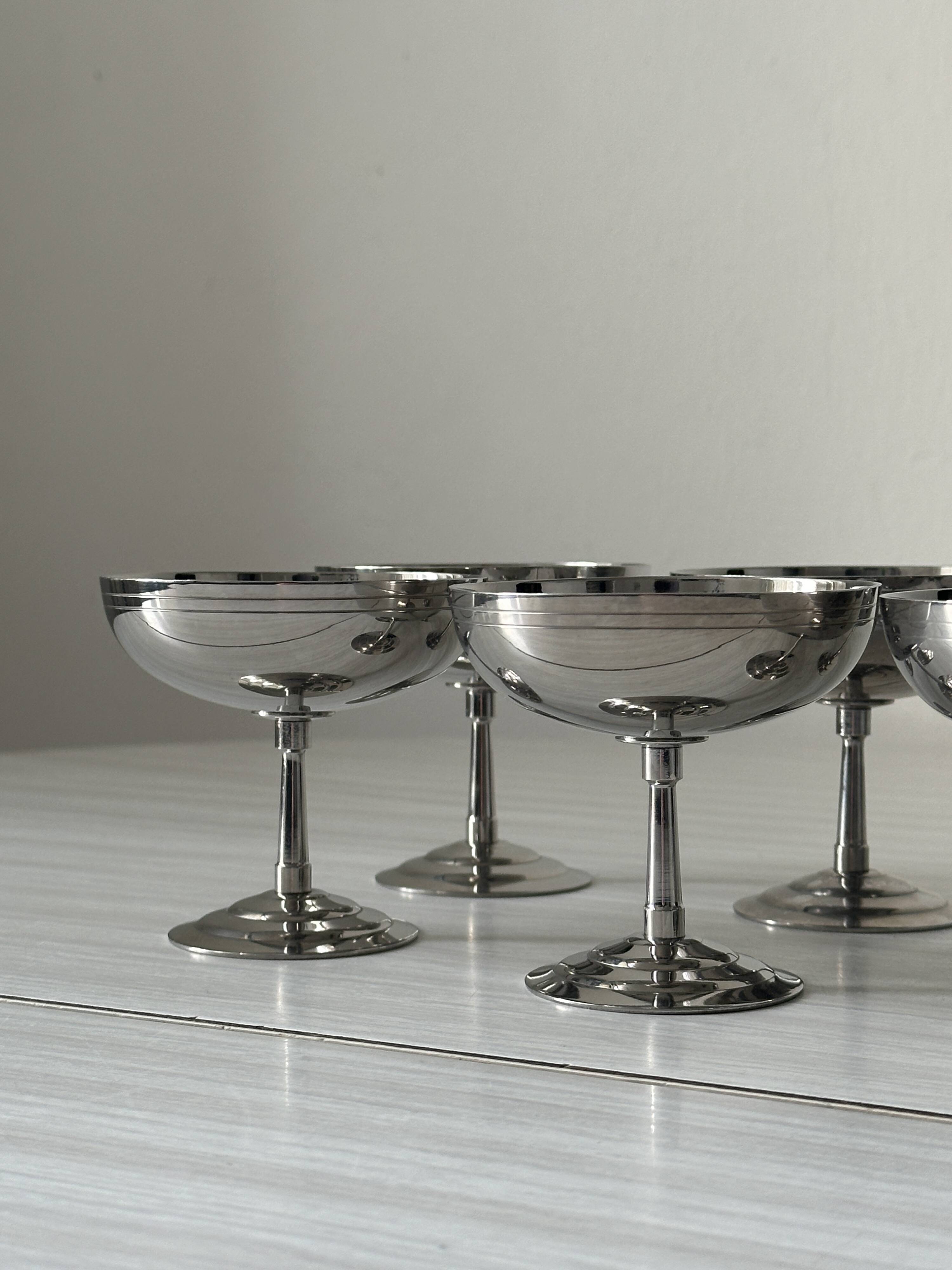 Etang Remy stainless steel bowls - Dessert service