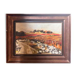 Huile sur toile de michel