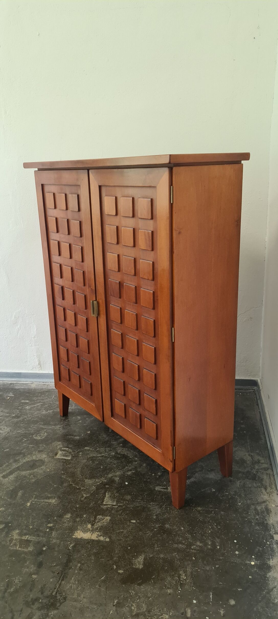 Vintage almost Brutalist cupboard