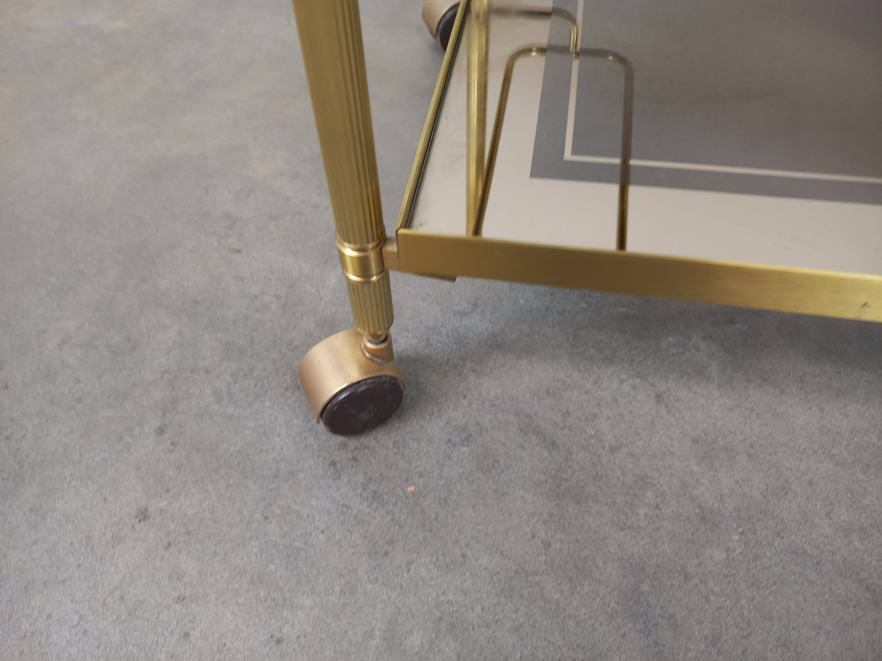 Desserte à roulettes, années 80