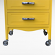 Chiffonnier vintage jaune poudré 1950