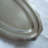Plat a poisson en metal argenté