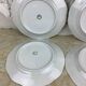 6 flat plates porcelain Limoges France