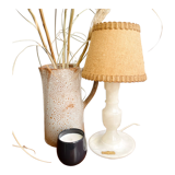 Bohemian lamp in alabaster