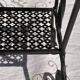 Vintage twisted wrought iron magazine or record holder - magazine rack