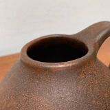 Brutalist vases and carafes from the mid-century by Hartwig Heyne pottery, Germany, 1960s.