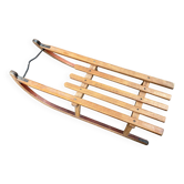 Sledding old alsace decoration noel davos 1960