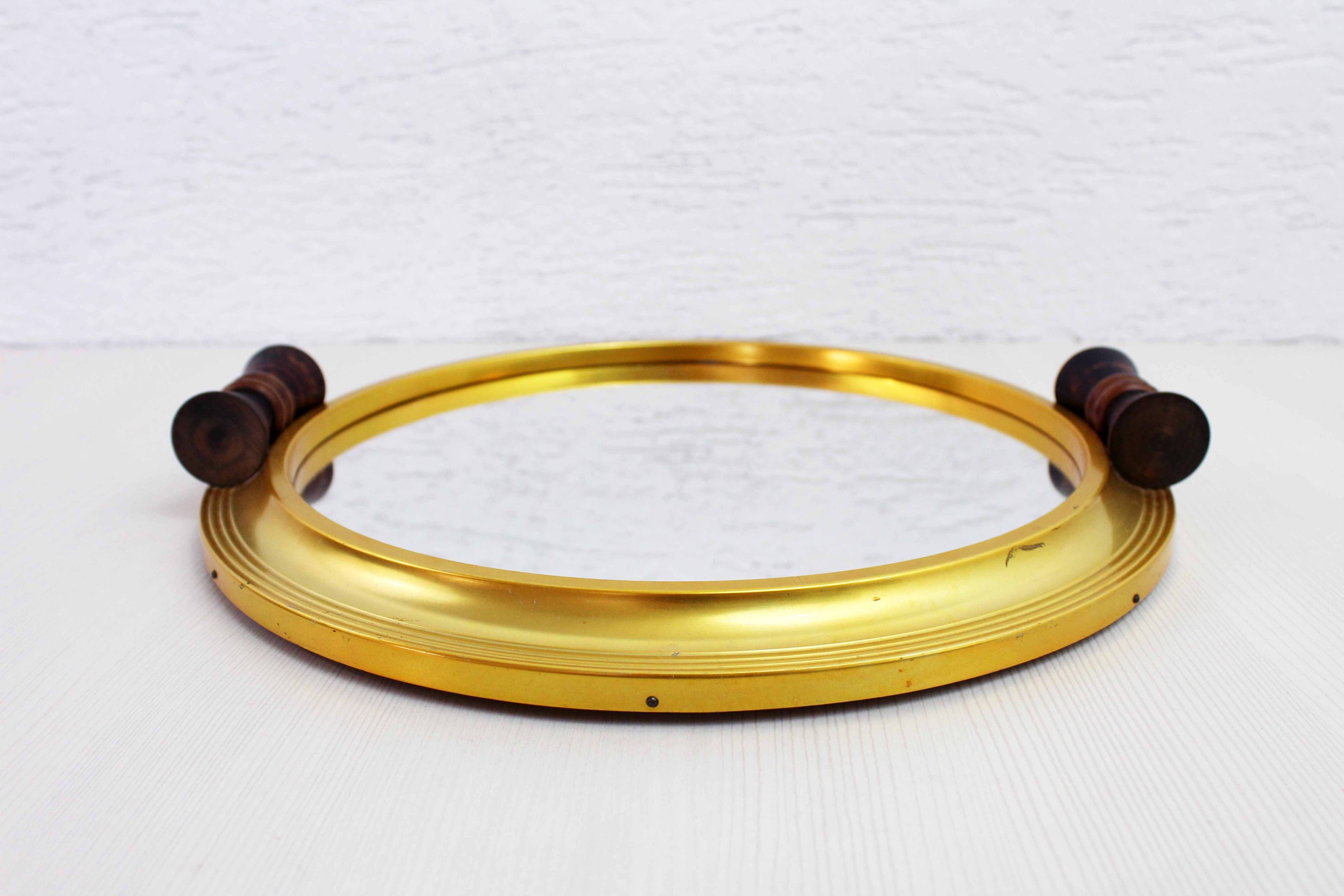 Vintage mirror tray