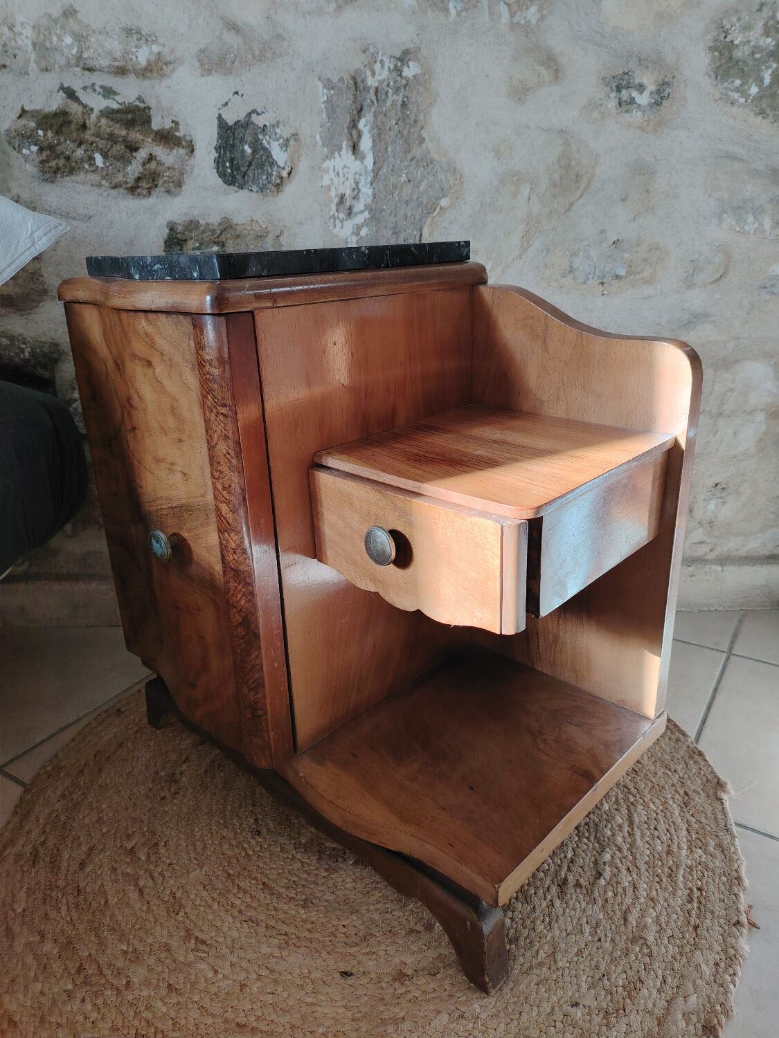 Art Deco Bedside Table