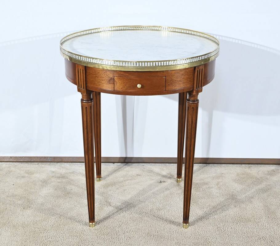 Mahogany Bouillotte Table, Louis XVI style – Mid 20th century