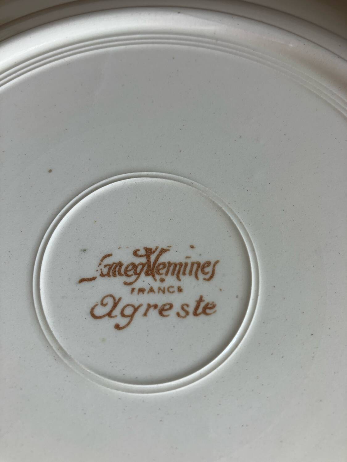 9 Sarreguemines soup plates