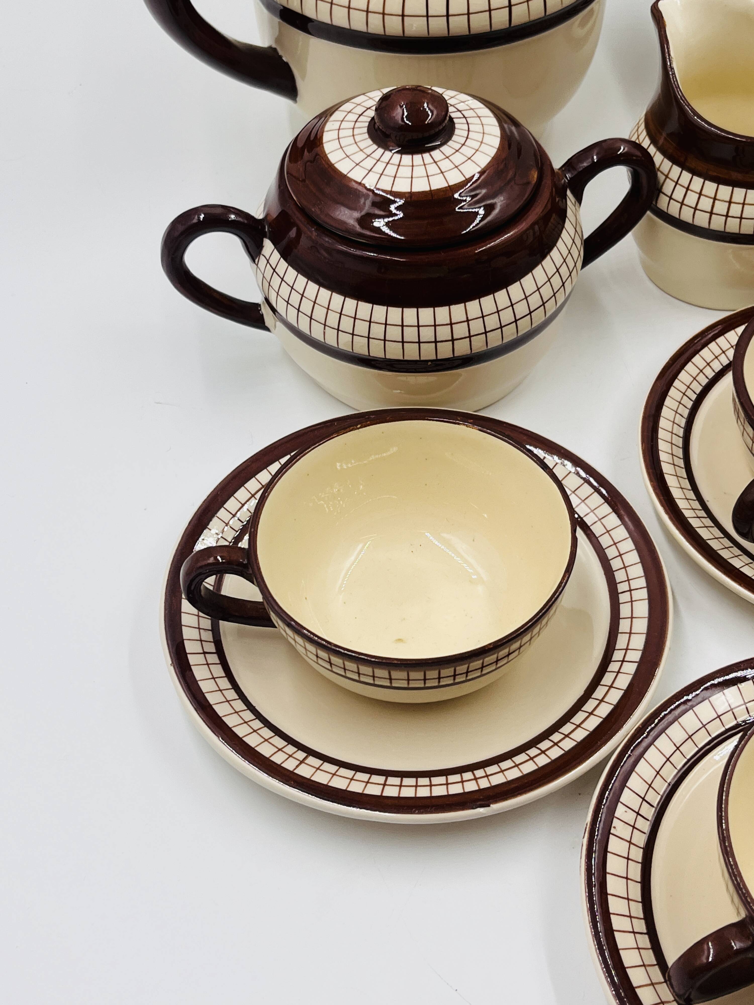 Vintage breakfast service