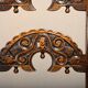 Pair Antique Yorkshire Back Stools / Side Chairs solid Oak, England 18th Ce