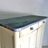 Parisian vintage buffet 50's yellow pale
