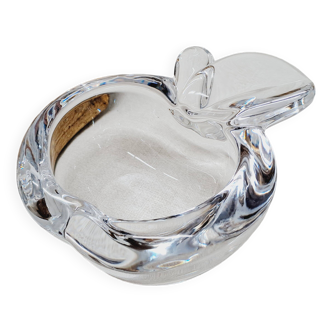 Crystal apple ashtray