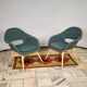 Fauteuil Shell par Miroslav Navratil, années 1960, Tchécoslovaquie