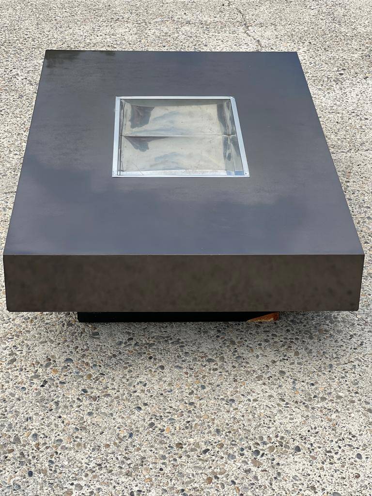 Coffee table in the style of Willy Rizzo Italian Design 1970