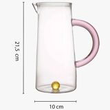 Pink and Yellow Carafe