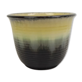 Cache-pot en céramique gris jaune et vert 18 cm X 235 cm – Germany