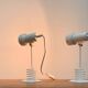Vintage Postmodern Space Age Spring Table Lamps from Massive Lighting, 1980s, Set of 2