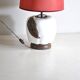 Glazed ceramic table lamp, 1960s