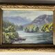 Tableau : huile sur panneau - paysage