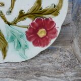 Flower pattern slip plate