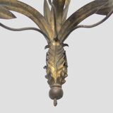 Pair of wall lights with foliage and tulips