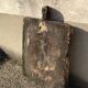 Old-fashioned wood cutting board vintage butcher's deli
