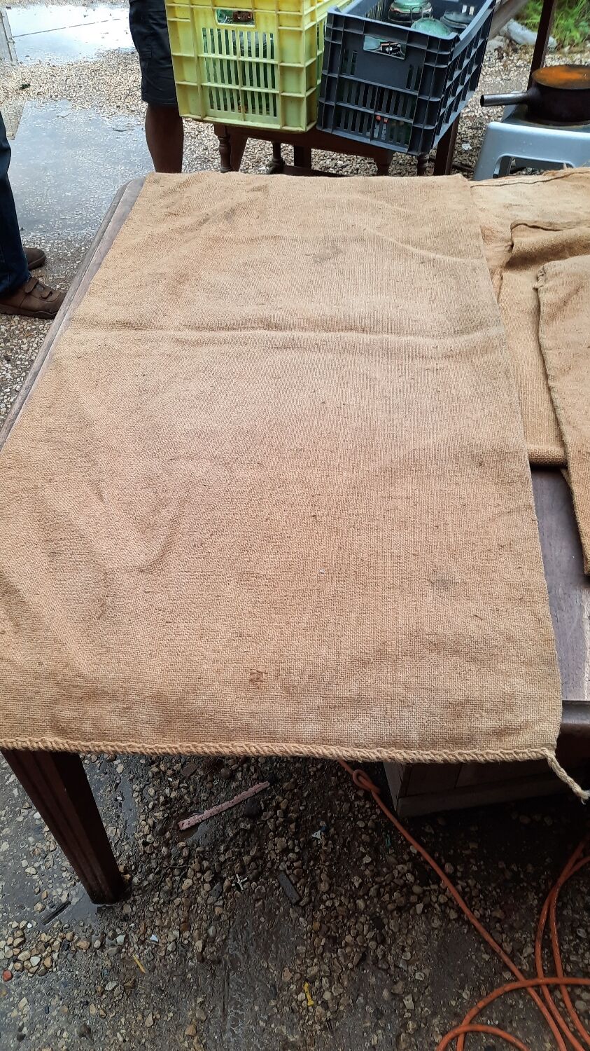 9 potash burlap bag from alsace