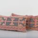 Set of 2 vintage Turkish cushion covers 28x56 cm