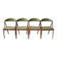 Set of four rosewood chairs, Danish design, 70s, designer: Kai Kristiansen