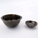 Set of decorative ceramics - "Fond d'Atelier" - N.Lebrun - Belgium 1970s