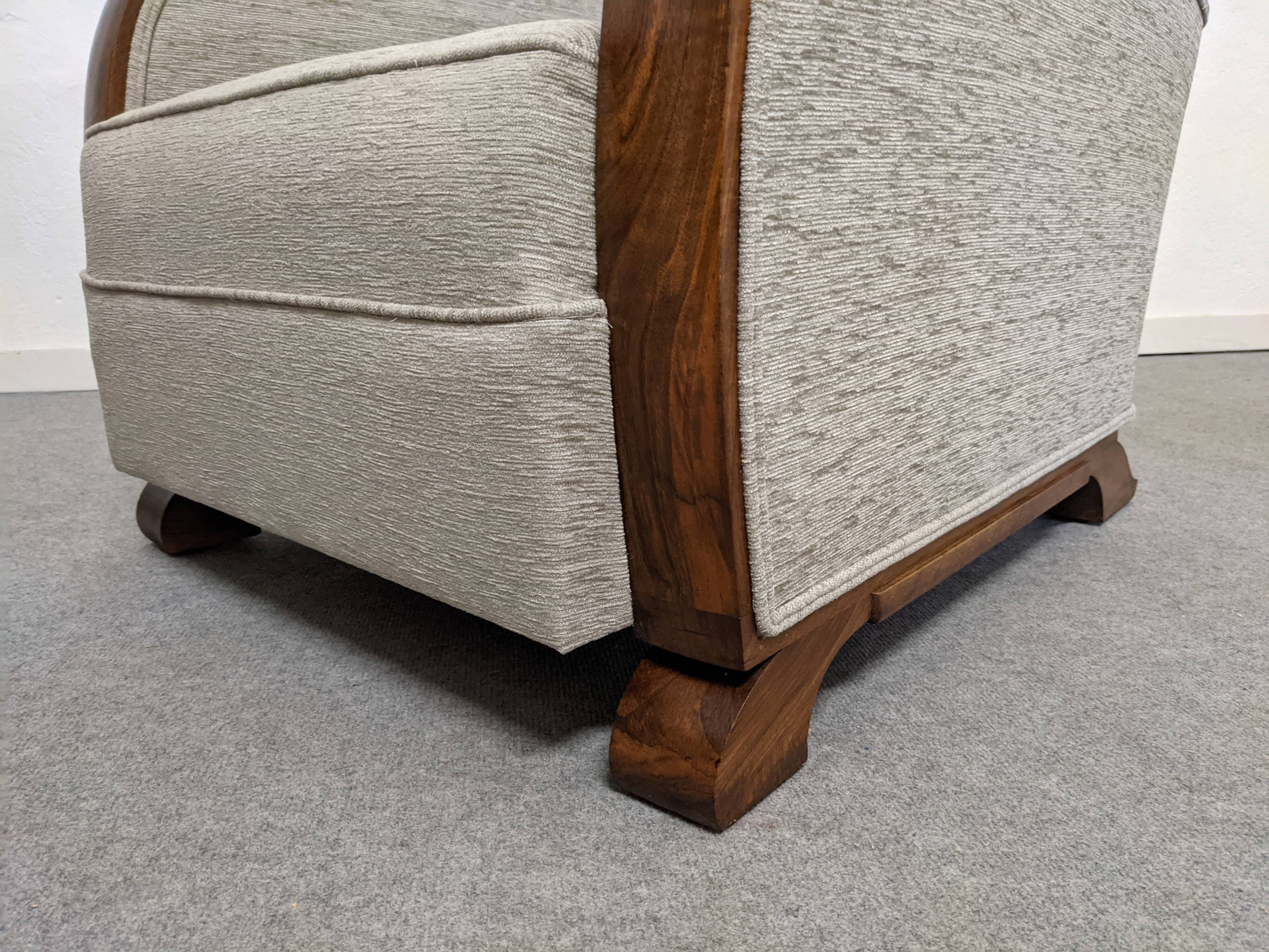 Art deco armchair from the 1920s