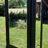 Dressmaker's cabinet with beveled triptych mirrors. (Mirror cabinet)