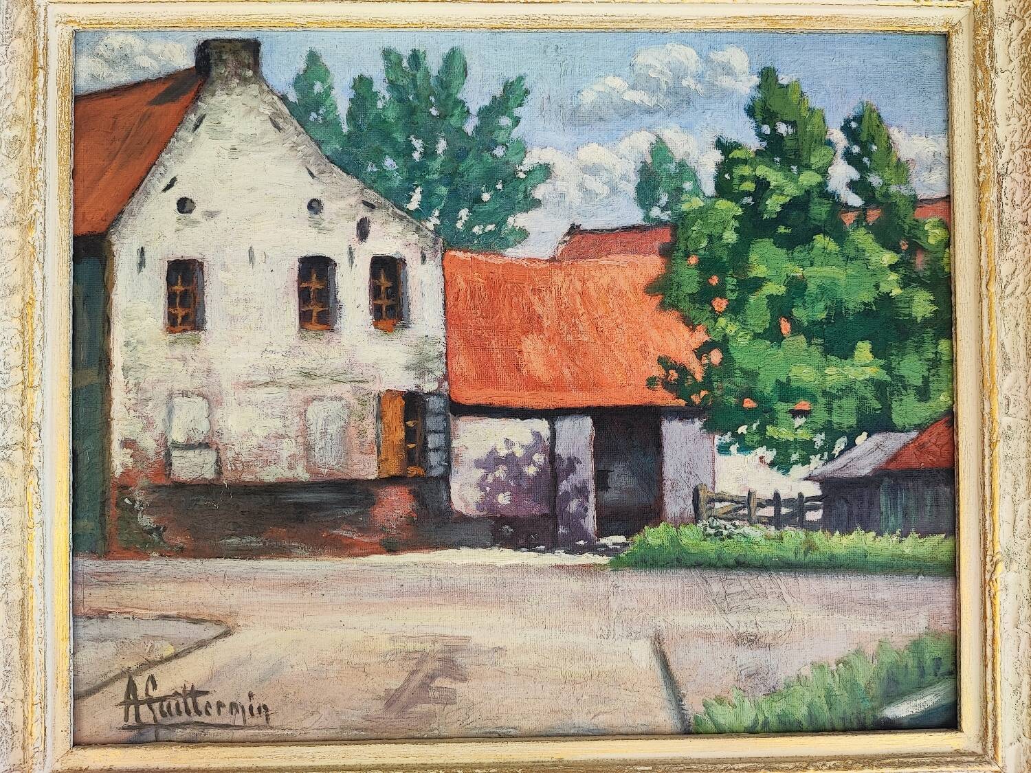 Oil painting - mas provençale