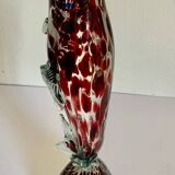 Zoomorphic blown glass vase from the 70s